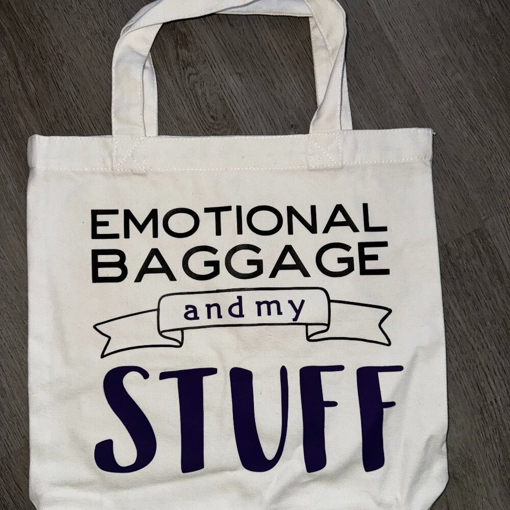 White, Emotional baggage and my stuff